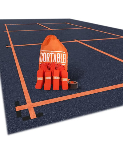 Kit marquage terrain de pickleball Cortable | pickleball-store.fr